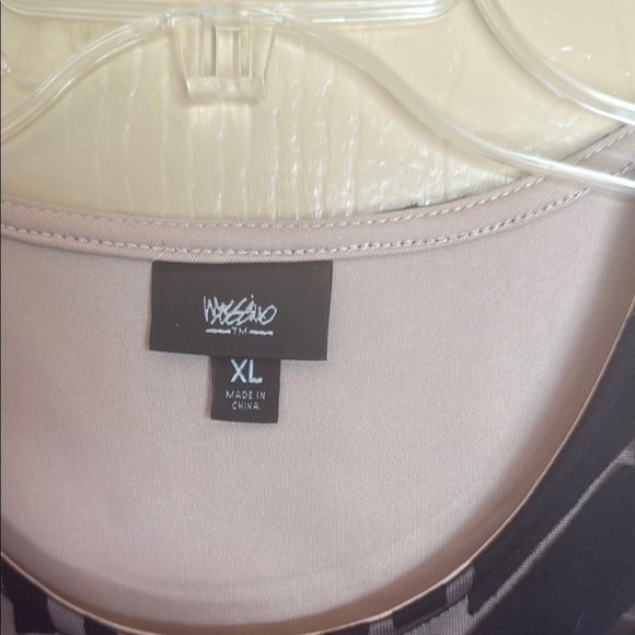 Massimo Black and Tan Halter Sheath Maxi Dress - Picture 3 of 6